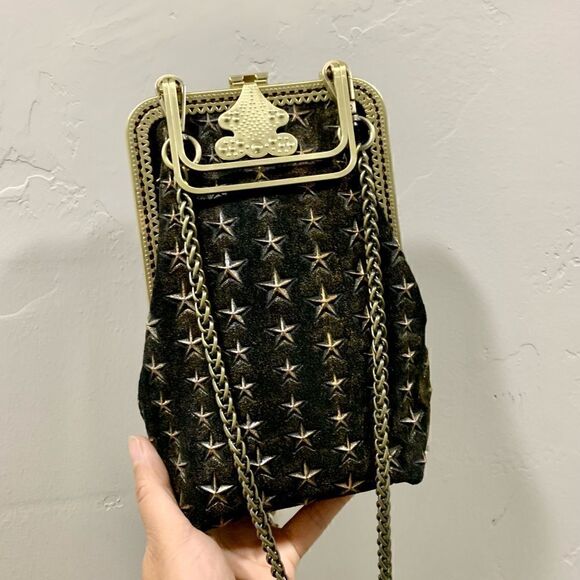 Handmade Genuine Frosted Cowhide Embossed 3D Star Phone Case/Pouch - Picture 6 of 16